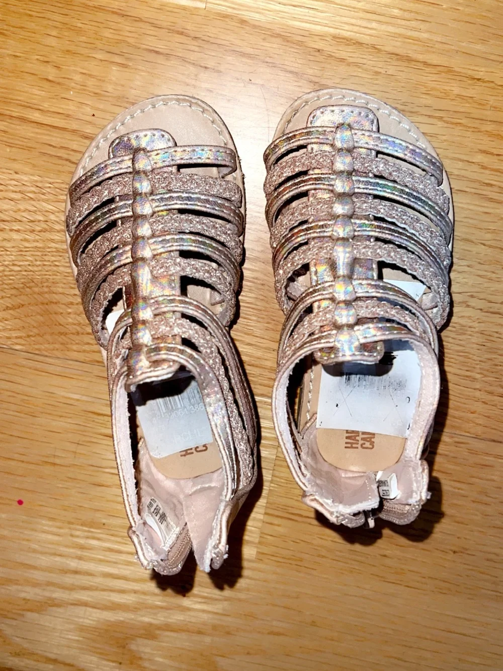 Kids Metallic Pink Gladiator Sandals - H&M